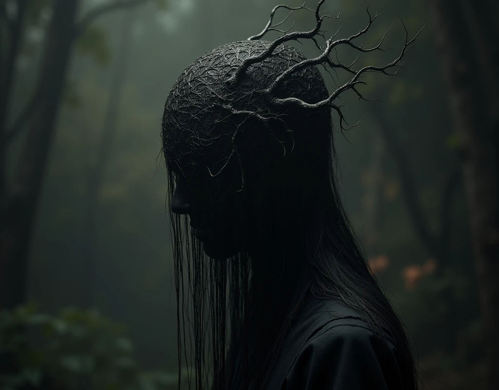A hat made of human hair
