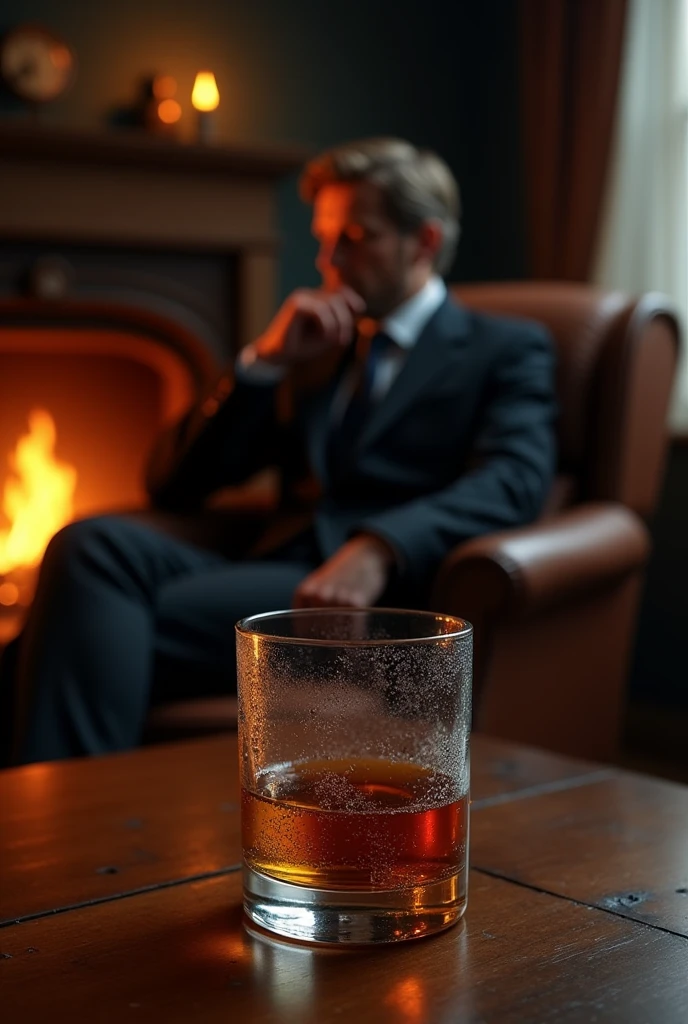 add a glass of whiskey