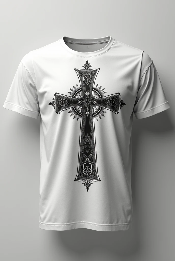 Beautiful t-shirt with cross image
