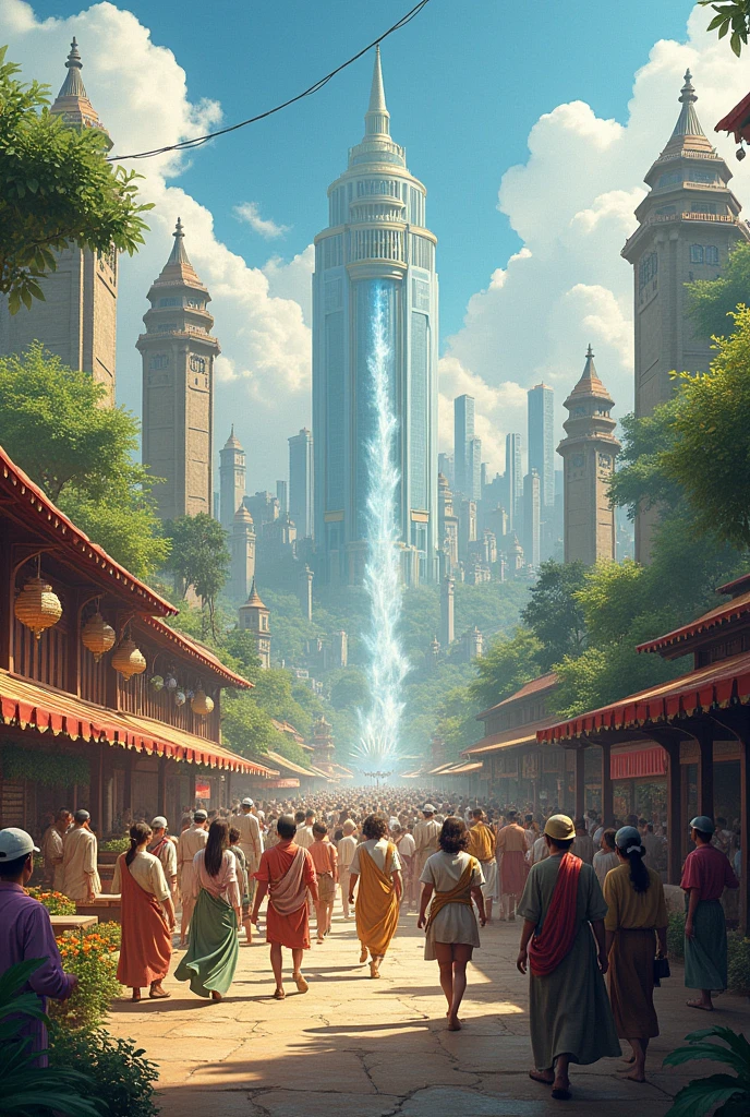 Page 10:
Moral: Unity and cooperation lead to prosperity, while greed and rivalry lead to ruin. By working together and helping one another, we can achieve greatness.