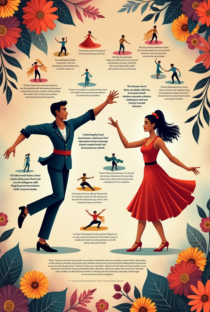 Select two dance forms from the discussion.
2. Create a poster illustrating the influences and benefits of these dance forms on
physical, mental, social, and cultural aspects.
3. Include visual elements, such as images or drawings, and brief descriptions to
convey your points.
4. The output will be a poster illustrating the influences and benefits of two selected
dance forms on physical, mental, social, and cultural health. The poster should
include the following:
a. images or illustrations representing the two dance forms
b. brief descriptions of how each dance form impacts the four health aspects
c. creative and aesthetically pleasing presentation