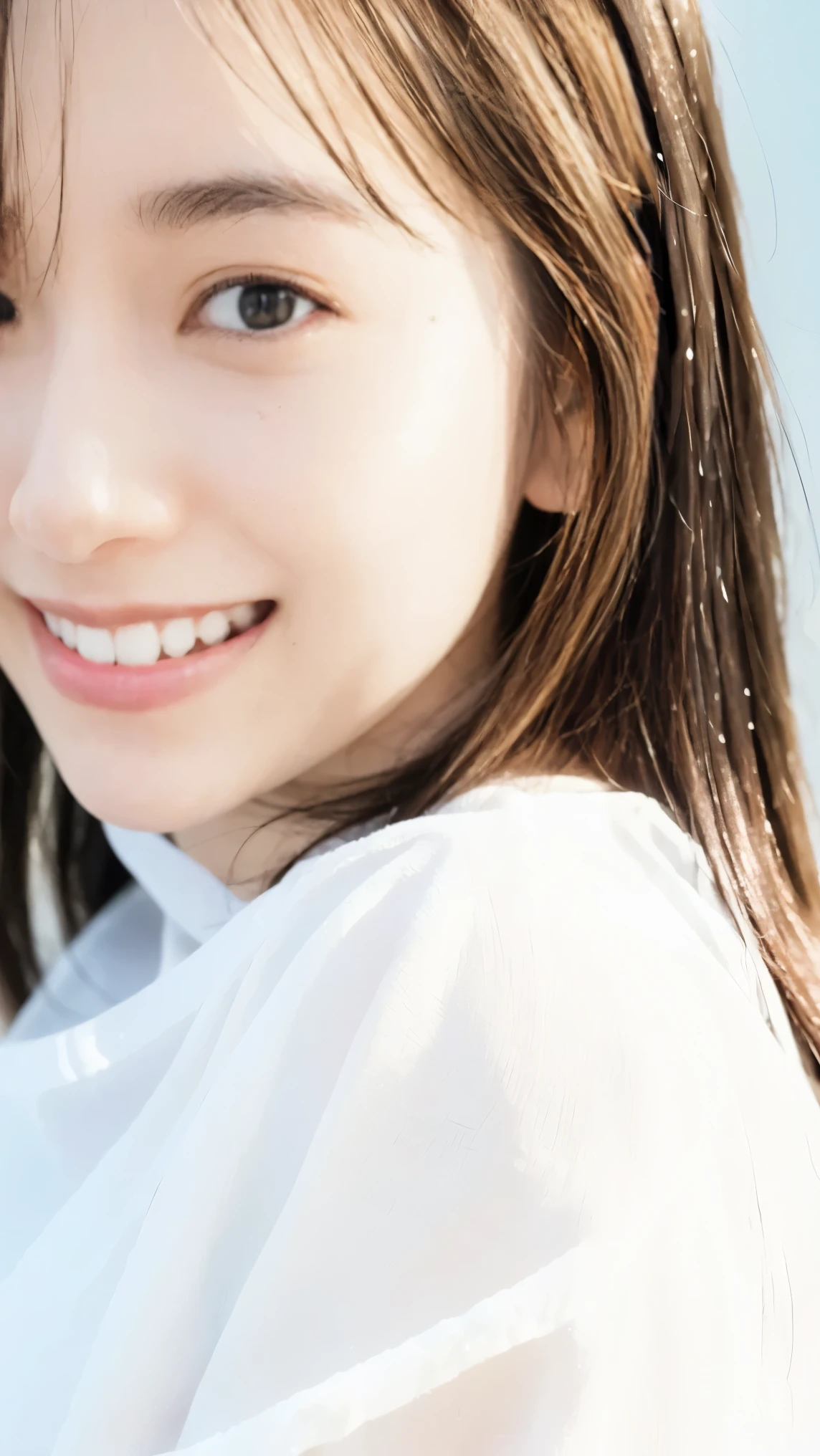 20 year old cute Japan woman, ((Extremely precise and accurate anatomy:1.0)), (Highest quality realistic skin textures:1.6), (photo realistic:1.4), (Hyper realistic:1.4), (Improvement of quality:1.4), (Enhances the beauty of skin texture:1.2), clean and glowing skin, mesh, thin:1.2, (Realistic lighting:1.3), Backlight, A gentle light that illuminates the face, Ray Tracing, (Bright light:1.2), (Smoother lighting:1.05), (Improving the quality of cinema lighting:0.9), 32k, One Japanese woman, fine grain, Detailed face, (Film Grain:1.1), (Natural smile:0), (Accentuates body lines:1.1), High resolution, Natural look, Kind eyes, The texture of each individual hair, long and delicate lashes, Beautifully trimmed eyebrows, Facial pores, Detail of blood vessels in the white of the eye, Thin and visible capillaries in the skin, Delicate light and shadow, Clear skin, Graceful Pose, Beautiful Eyes, Sharp details, Soft light reflection, Beautiful contours, Delicate skin tone, Natural background, Natural poses in everyday situations, Extremely fine detail, Lora Style