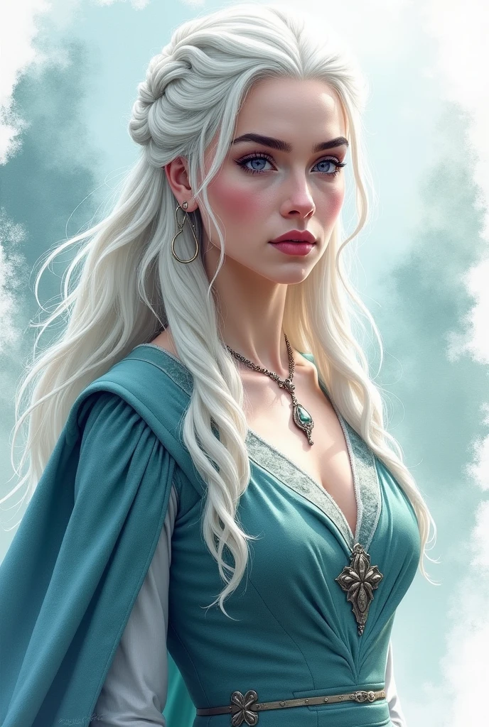 beautiful woman, Danaerys Targaryen, game of thrones dress, [[Sara Sampaio]], qarth, platinum Blonde, mereen