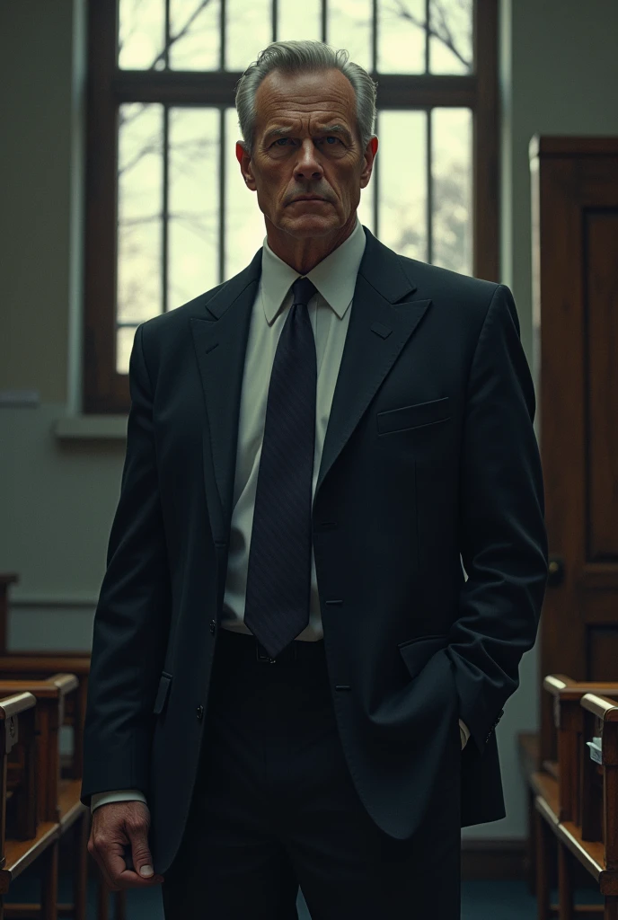 50 years old man work as high school boss of all principal that is ambitious and strict to staff and students. At the same time he always want to have sex with the female teachers and principals