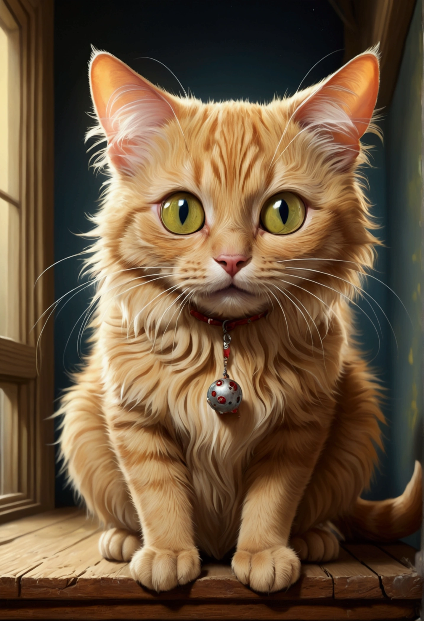 The cat that caught the mouse