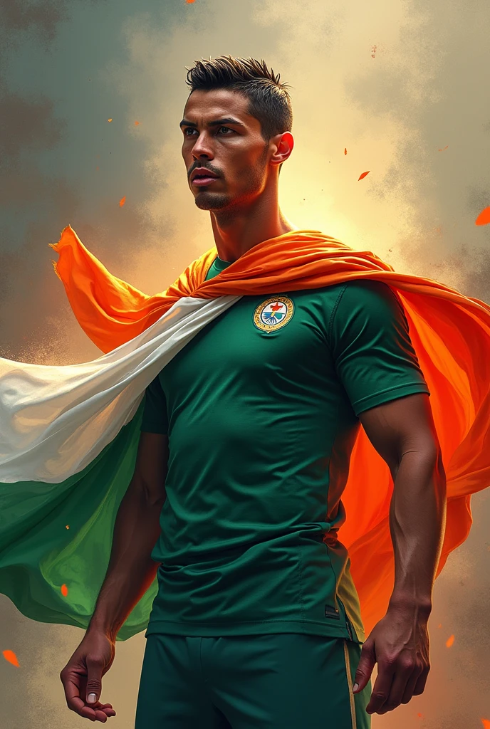 Ronaldo With indian flag