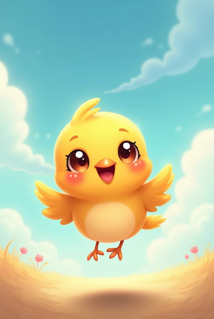 birdie cute Sky background Real