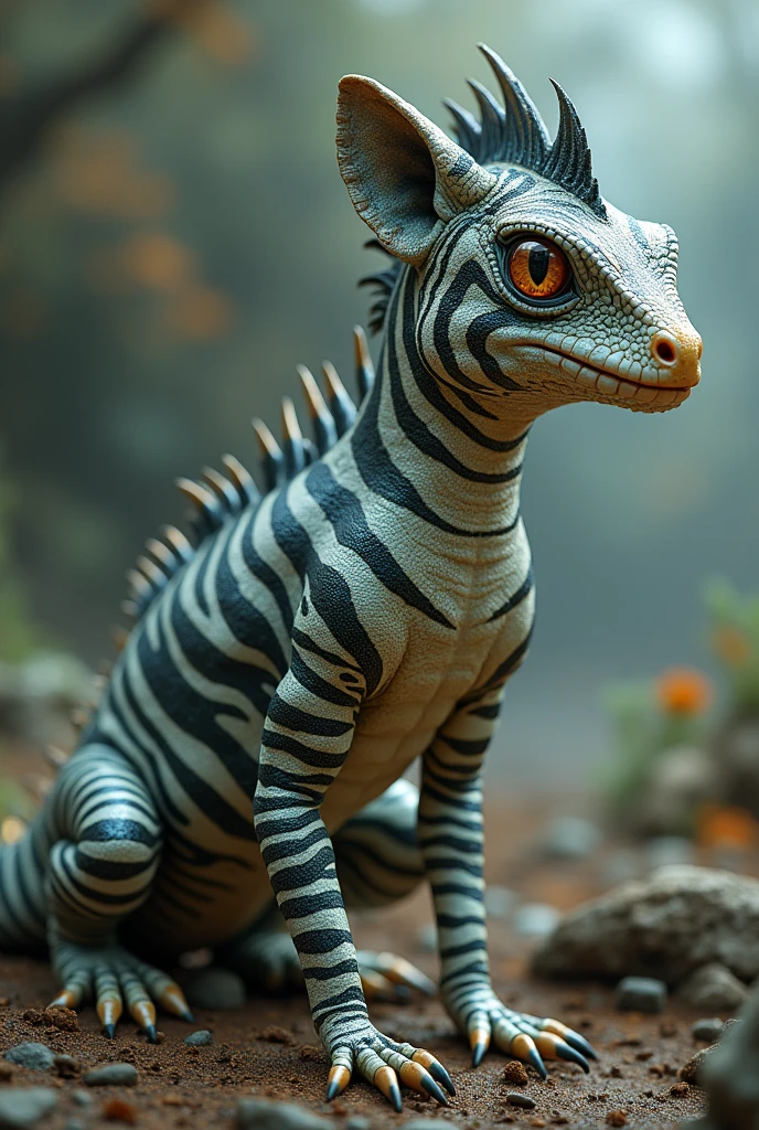 Lizard plus zabra