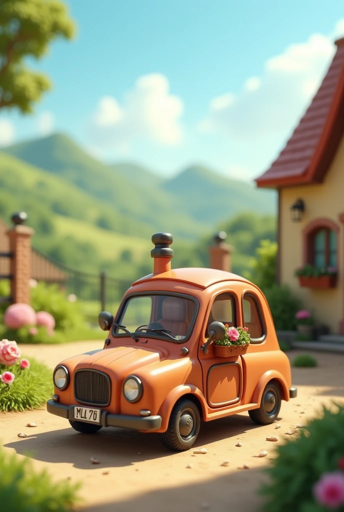 Mini car looking like a house