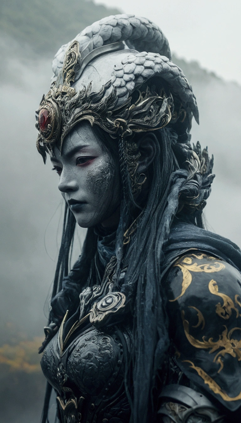 face、fog、Drift、cloud、Flowing、dim、Highest quality、8k