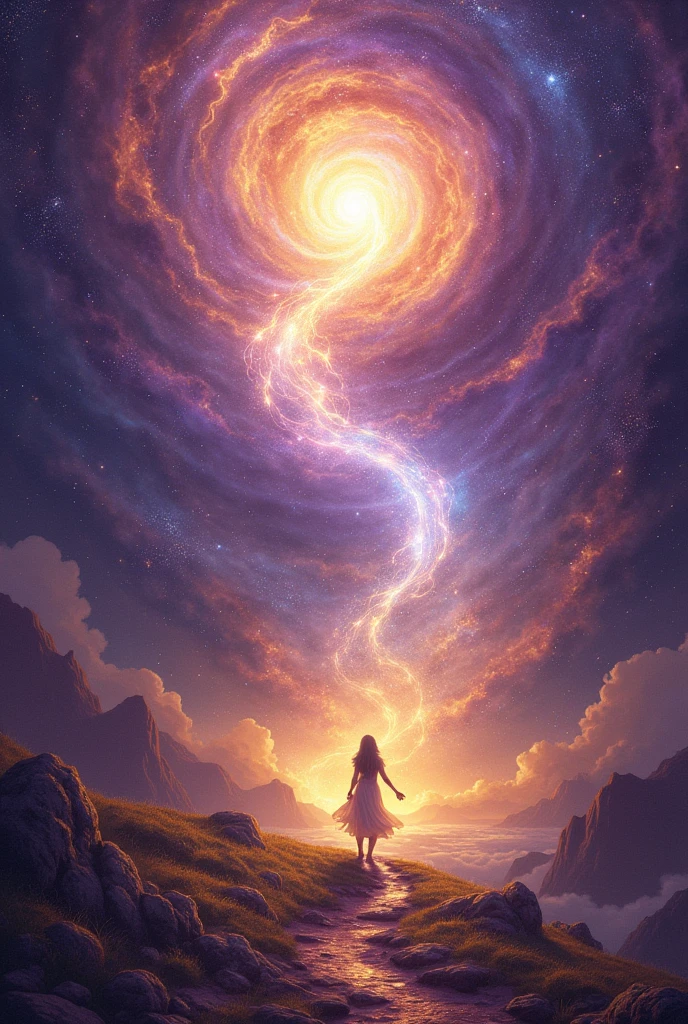 Reverberant radiance as a background consisting purple, gold, silver ,amber colours