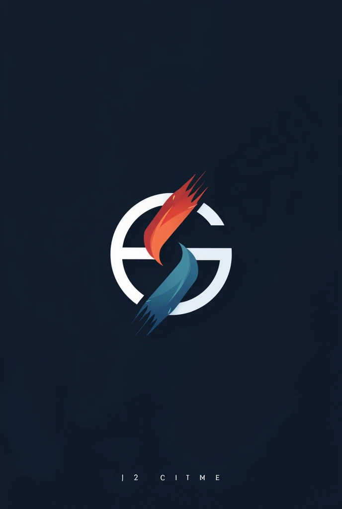join the letters E and S into a logo