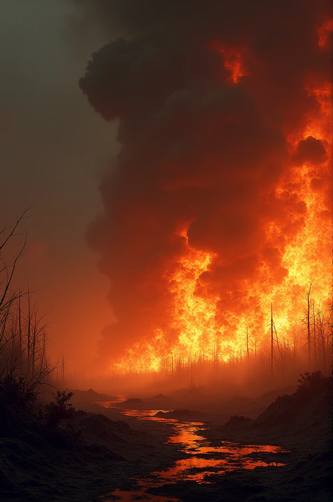 Environment on fire