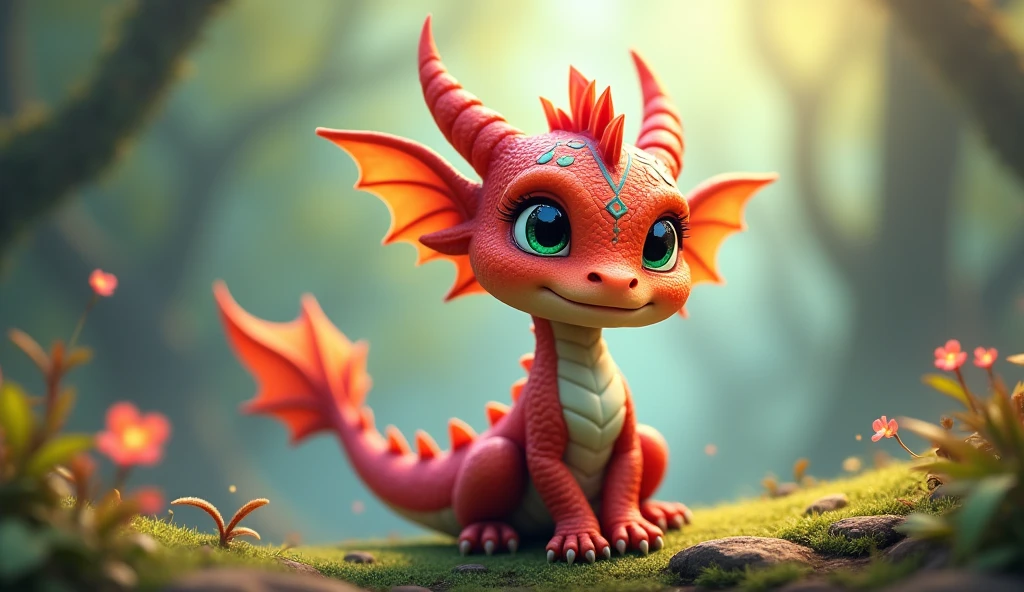 (ultra detailed)、Dragon、cute、character