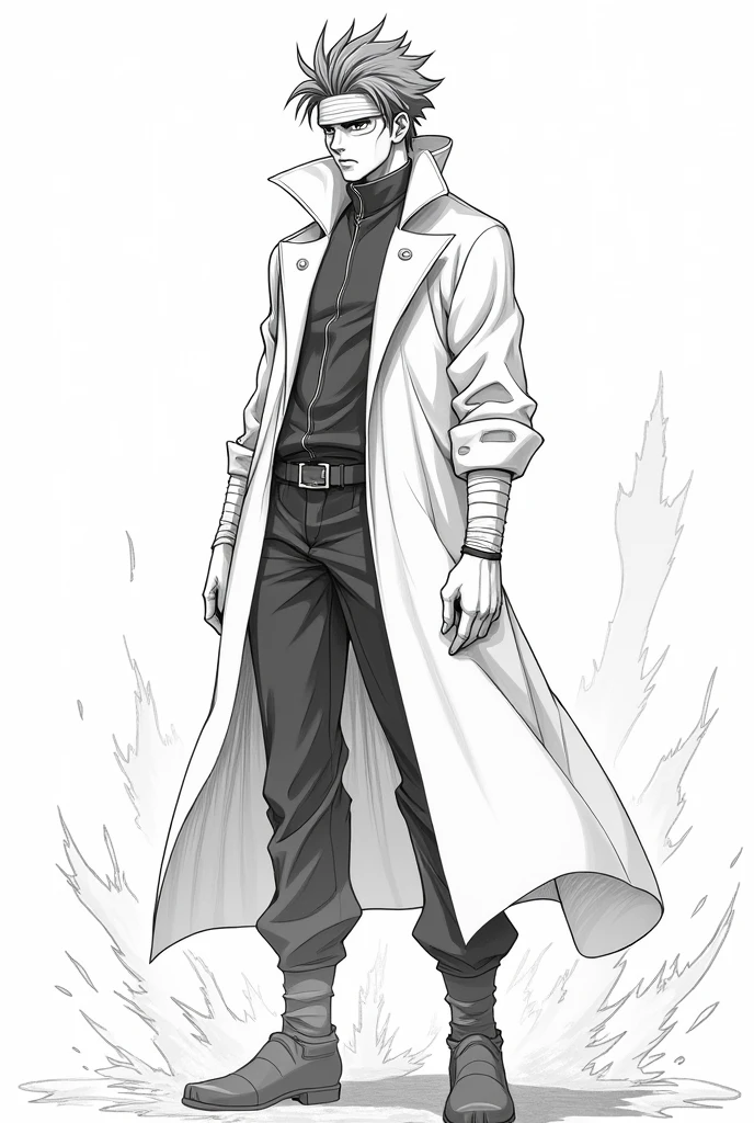 (Anime) Create a lineart of Satoru Gojo