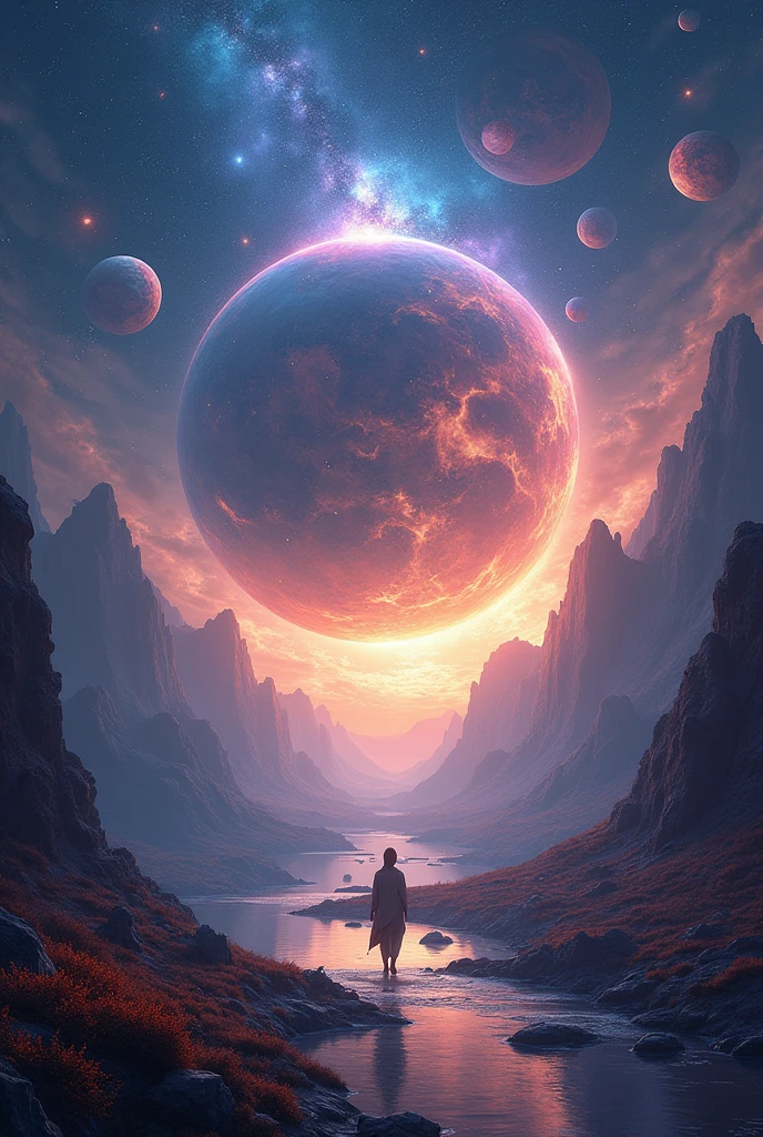 universe、Light、planet、Fantasy、mysterious