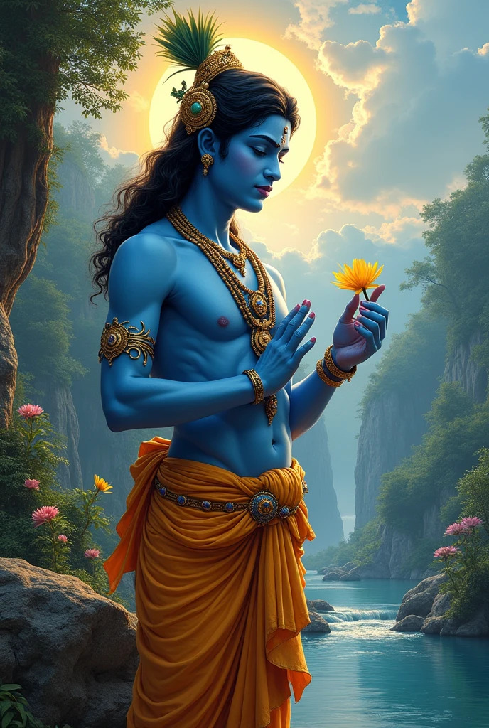 "Trust in Krishna's love and care, For He knows what is best and fair"