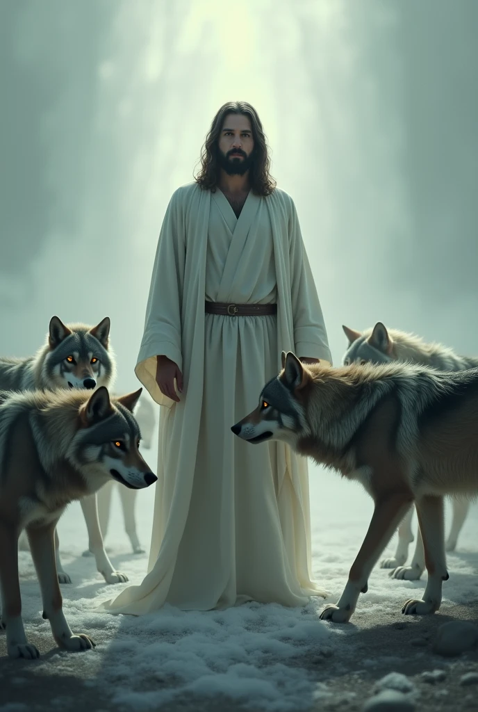 Jesus Surrounded by Wolves