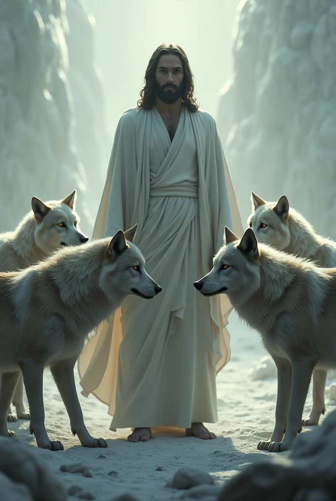 Jesus Surrounded by Wolves