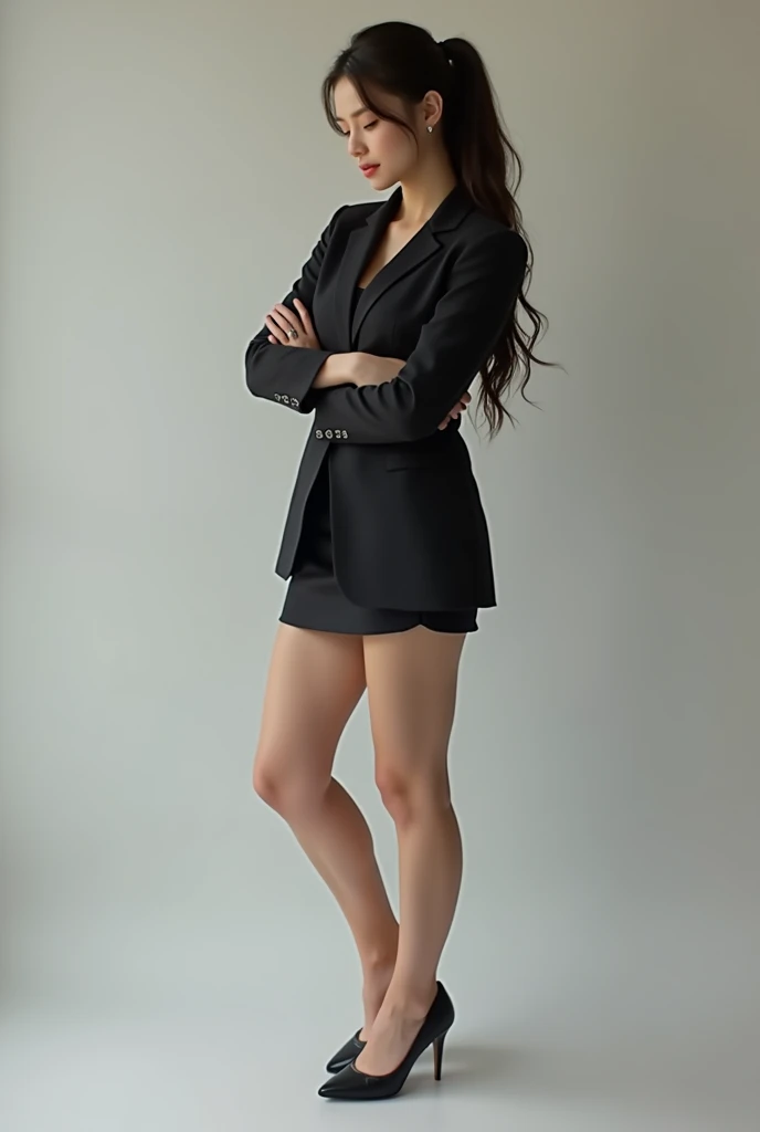 Very beautiful woman、Create beautiful and feminine body photos,Accurate simulation、Female body、Real People、suit、Thighs、Noriko Sakai、balance