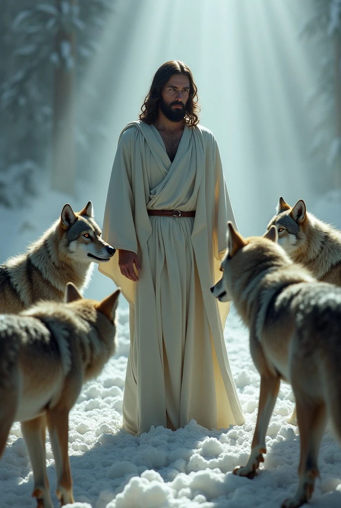 Jesus Surrounded by Wolves