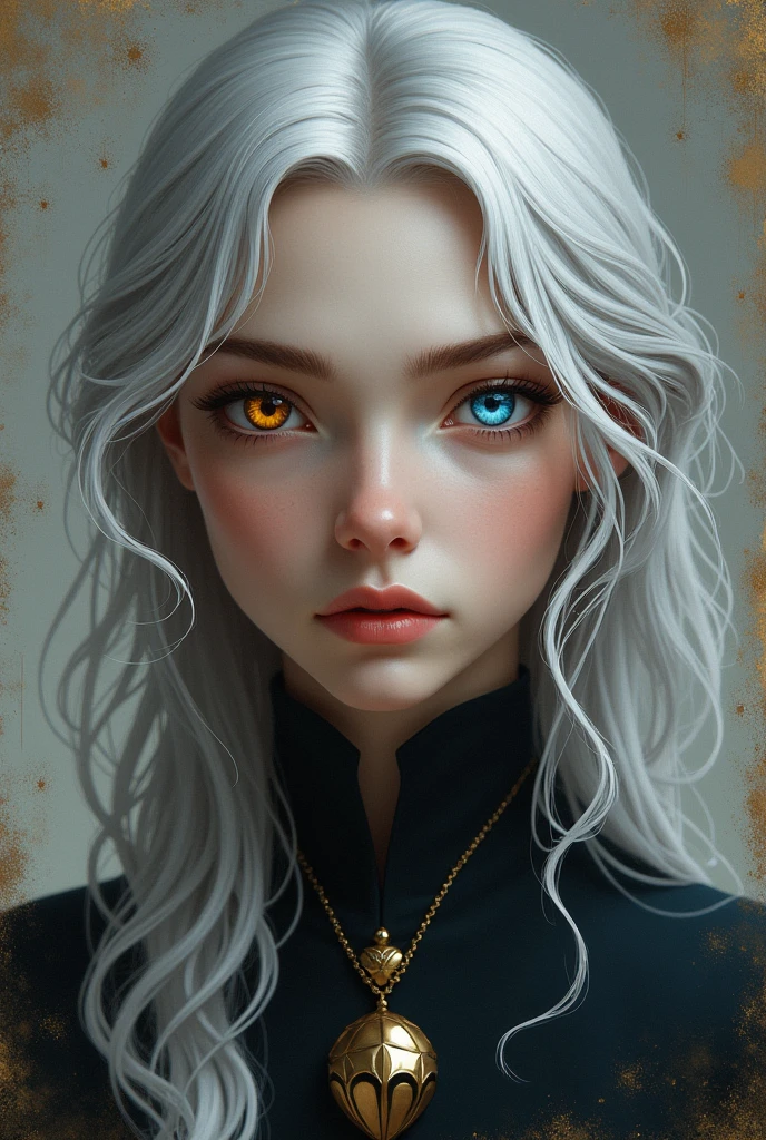 heterochromia+Right Eye Color Left Eye Color Baron Silver Hair