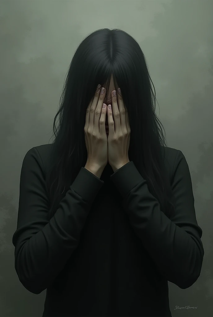 covering your eyes ,covering one's mouth ,covering his ears
