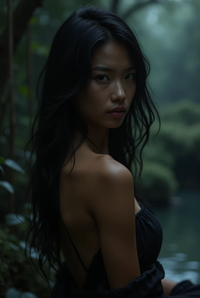 Japanese,Asian ,dark skin,naked