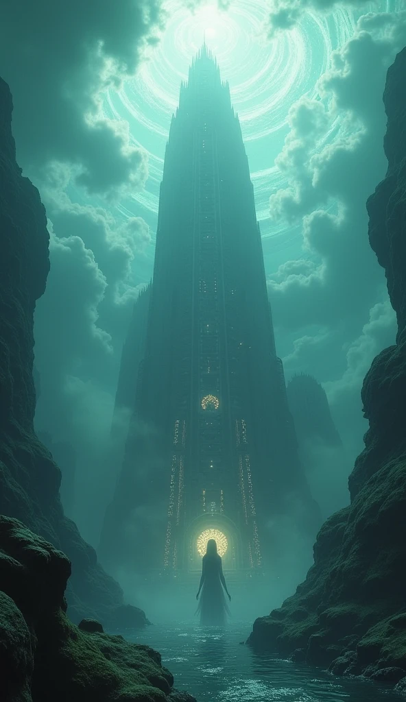 Atlantis,Film visual style,d4 light effect,Clouds and fog overlay,metallic feel,