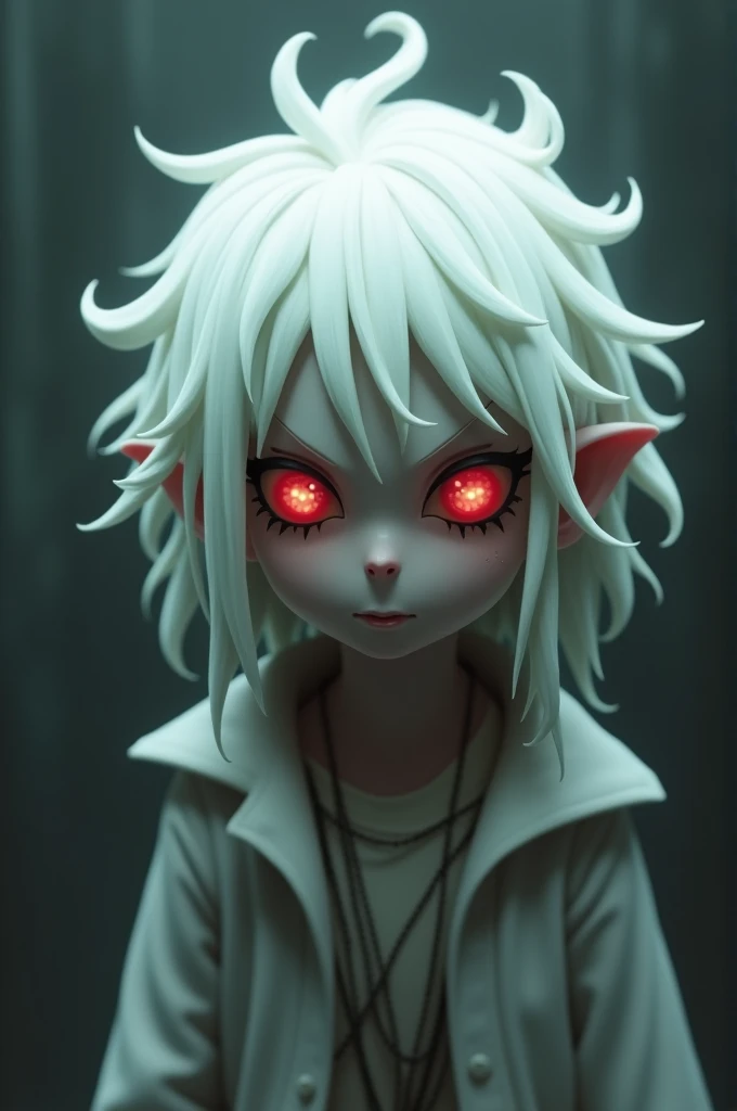 Undertale chara Turned into white hair