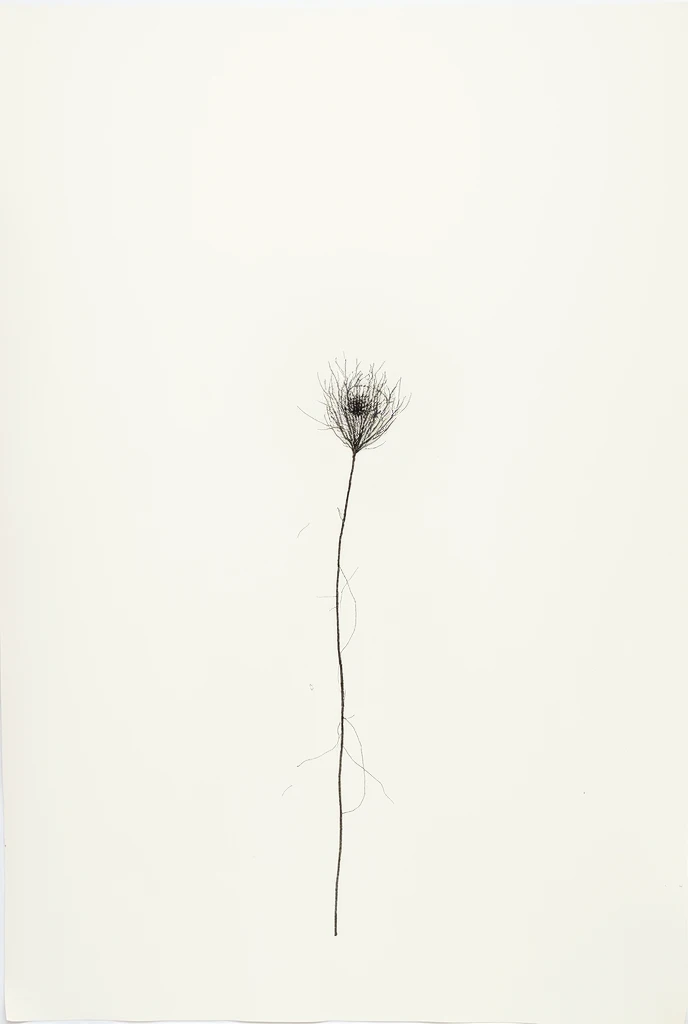 An image with feeling and a very simple meaning of a drawing on paper