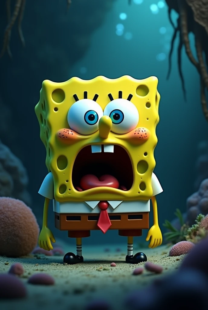 Spongebob scared hd 4k