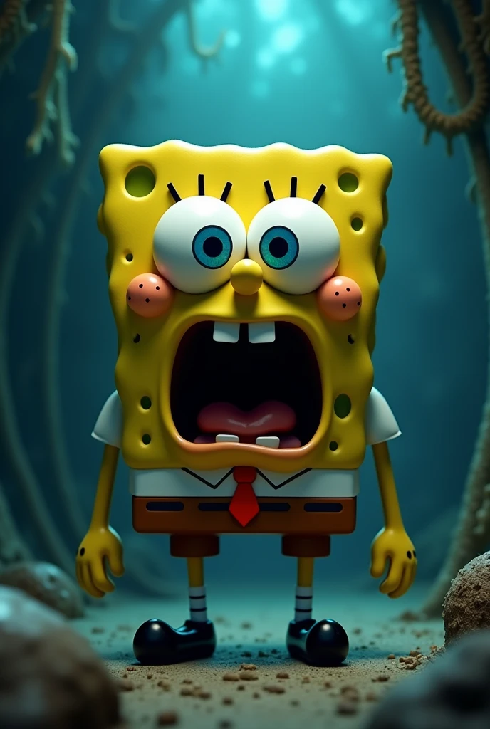 Spongebob scared hd 4k