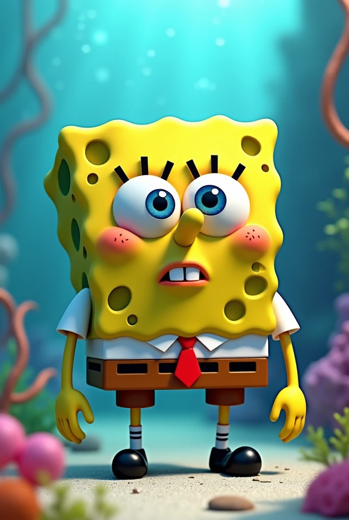 Spongebob confused HD 4K