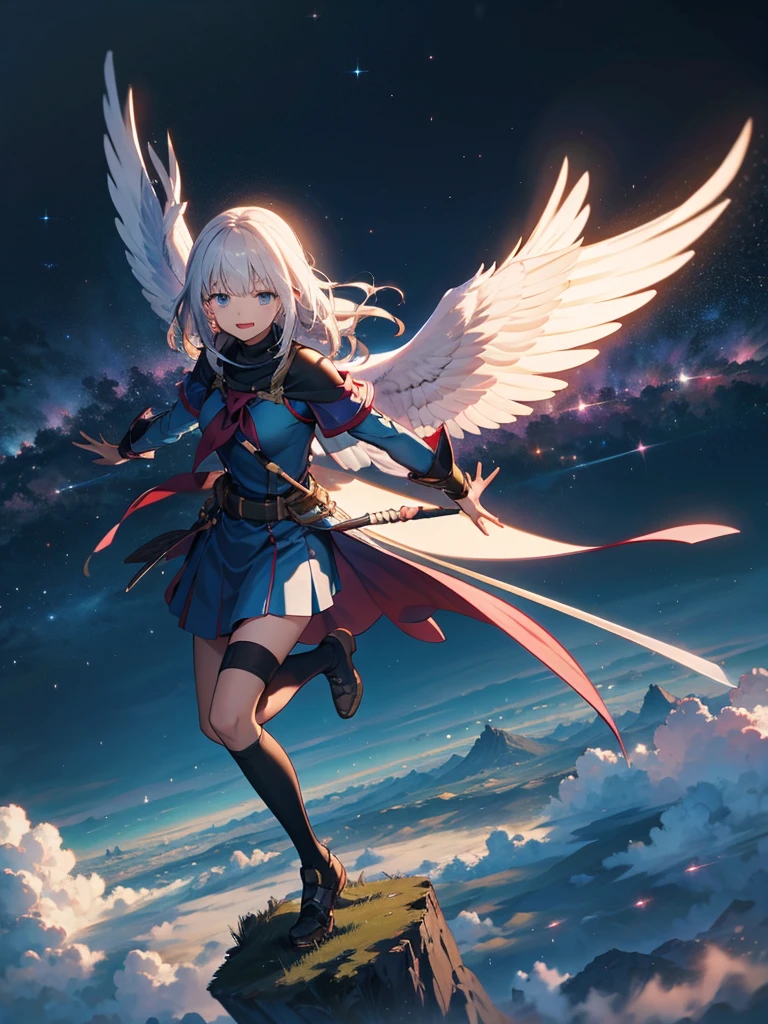 Overlooking the ground from the sky、Magical Battle