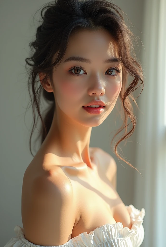 Create an girl image with height 5.2 and 35 25 36 figure