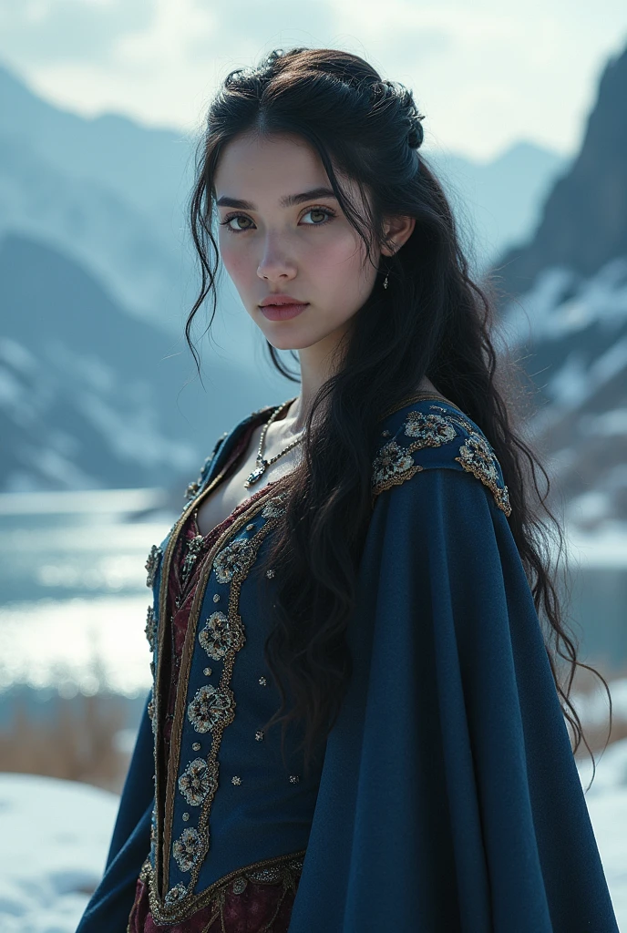 Stunning Snow White, photo in 8k, in action, cinematic.