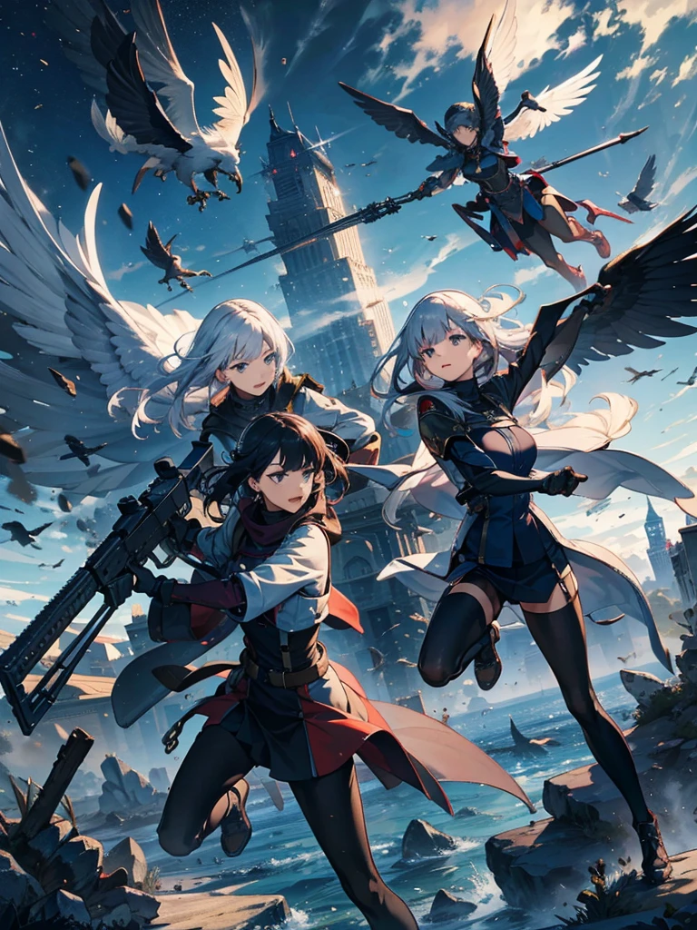 The battle from the sky