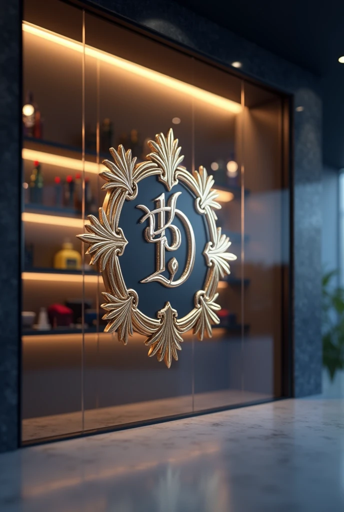 (photorealism:1.2) store logo