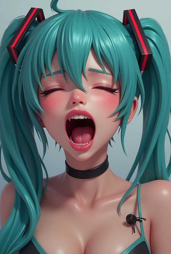 Hatsune Miku Fazendo Ahegao +18