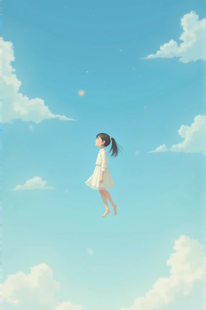 SKY WITH GIRL