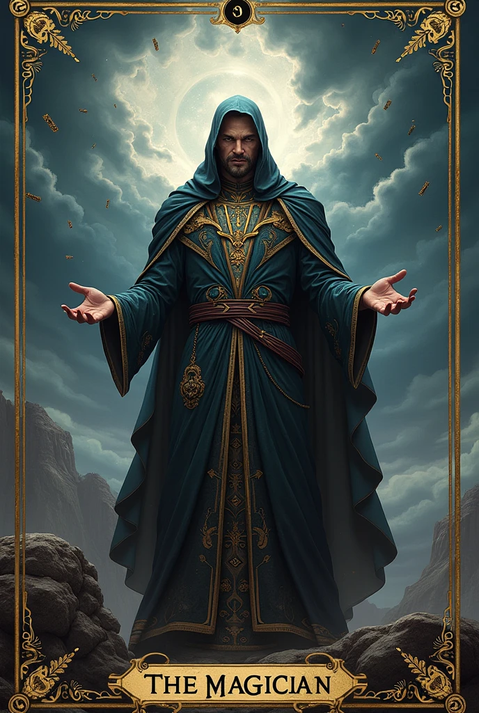 Tarot card the magician as a character from the game of thrones series