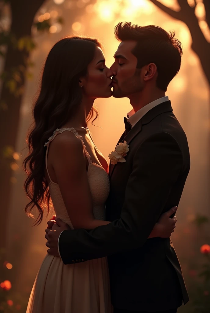 two couple kissing to each other on lips