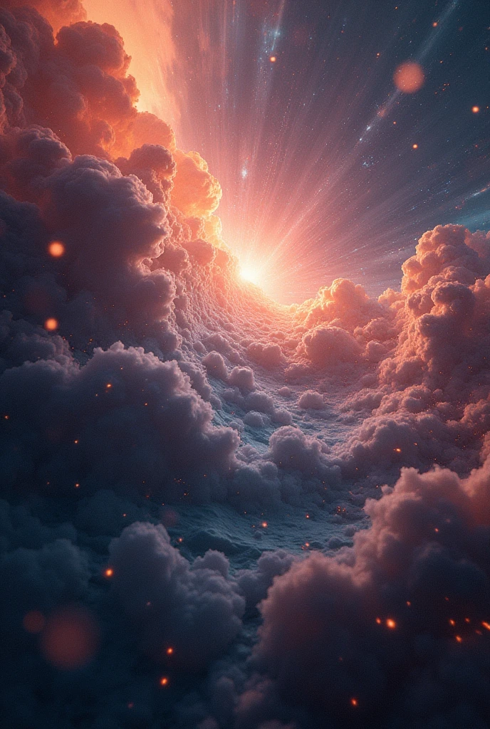 The universe was filled with a messed mix of high energy particles and radiation where gravity was not yet recognized from the other fundamental forces