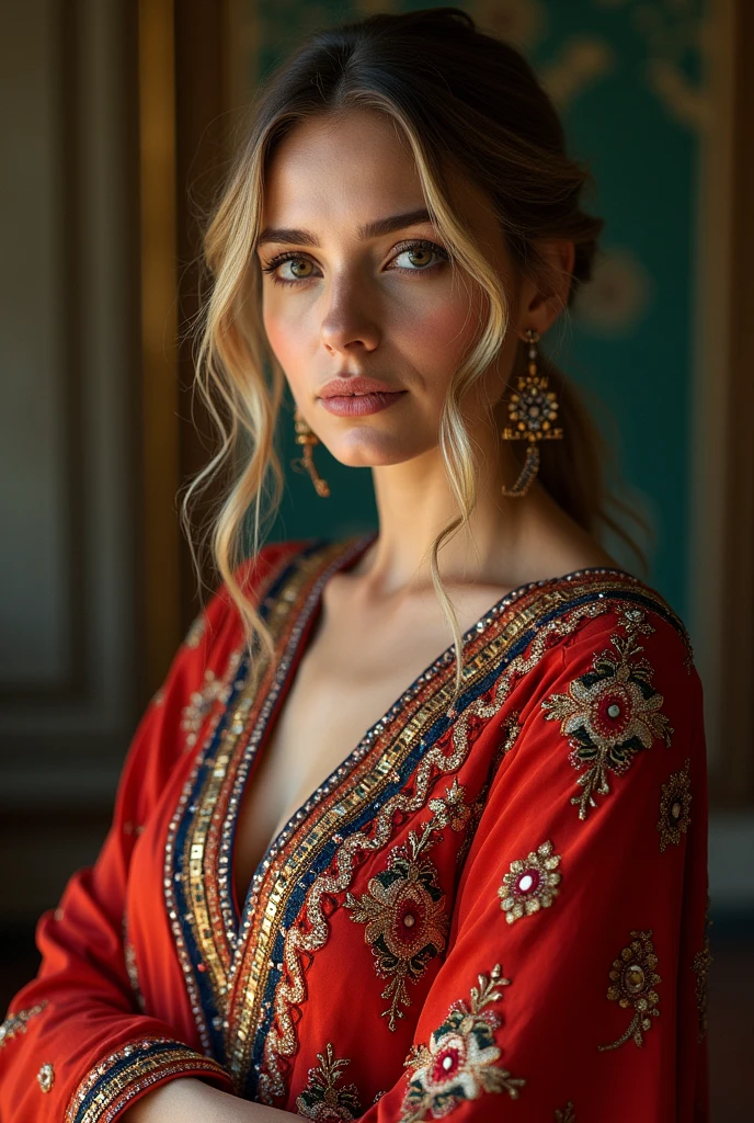 Elizabeth olsen Indian dress hot