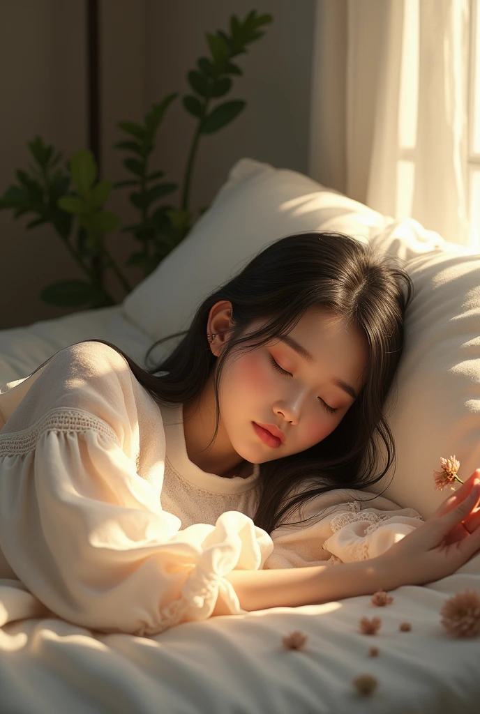 Umi Laila is sleeping