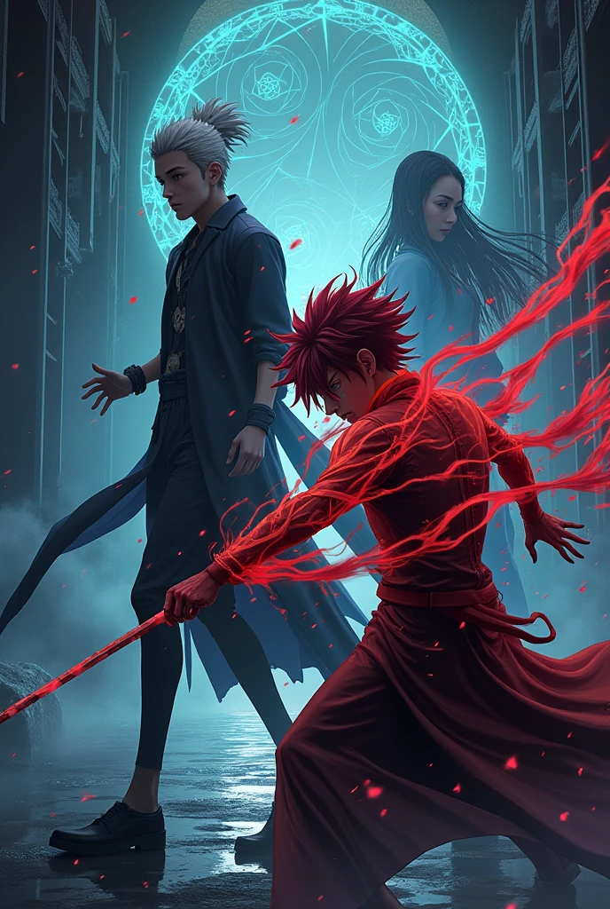 Jujutsu Kaisen anime wallpaper in 3D style
