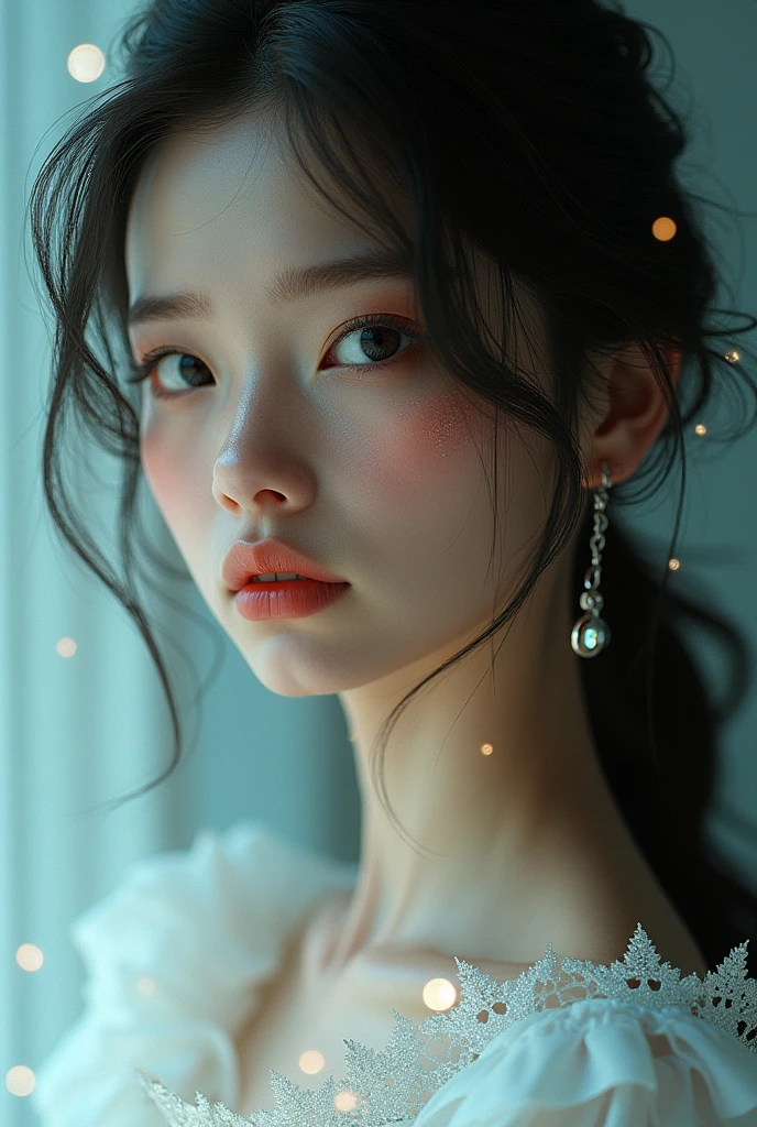 Handsome girl, wlop, masterpiece, octane, concept art, glittering
