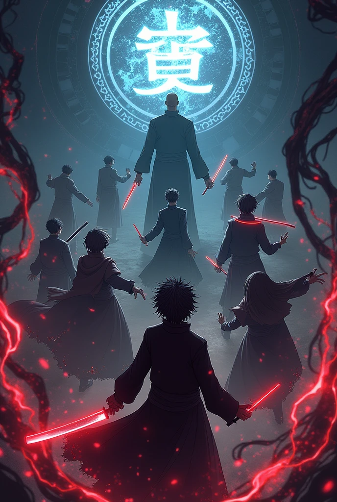Jujutsu Kaisen anime wallpaper in 3D style