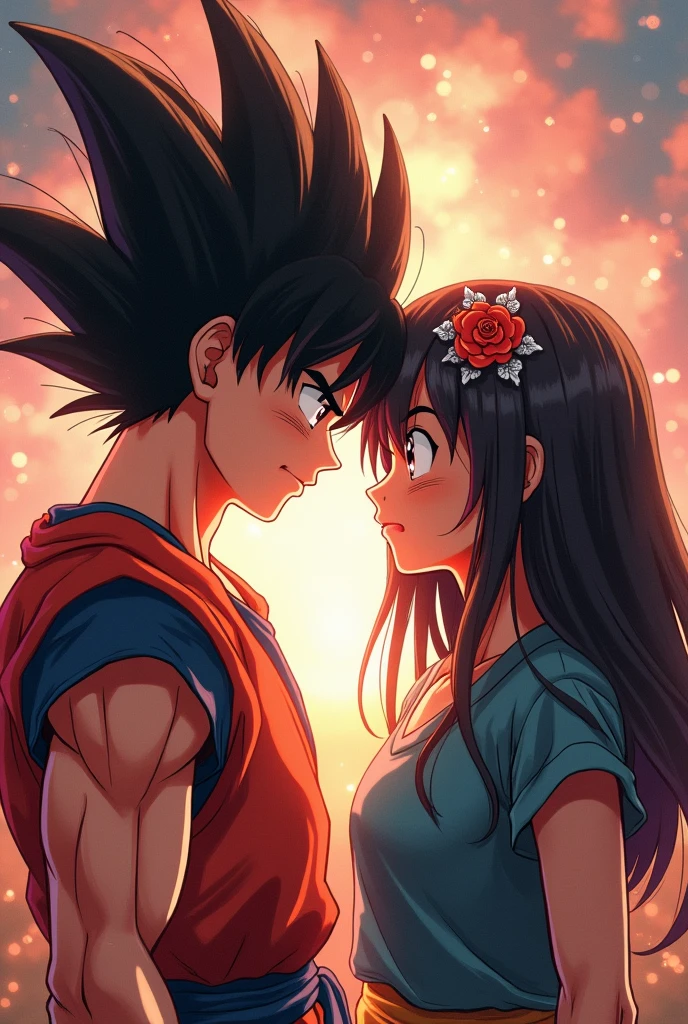 Create the image of goku and mia kaulifa xxx